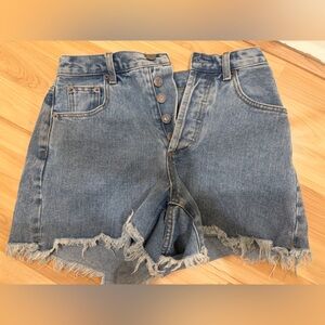 By Together Light Blue Denim Shorts